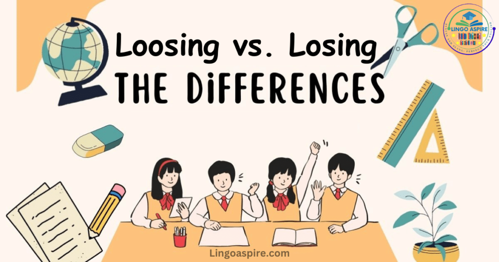 The Key Difference Between Loosing vs. Losing