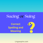 Sueing or Suing? Correct Spelling and Meaning Explained