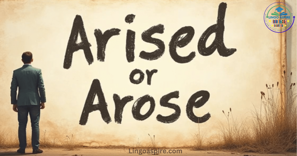 Uses of Arised or Arose