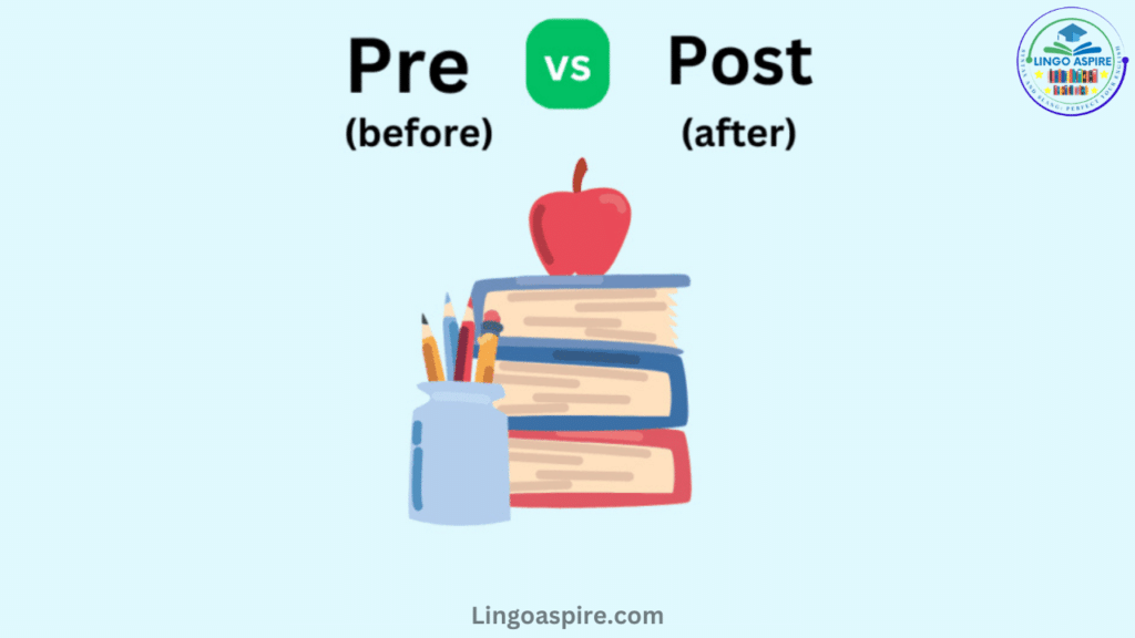 What Are Pre vs Post? Their Definitions