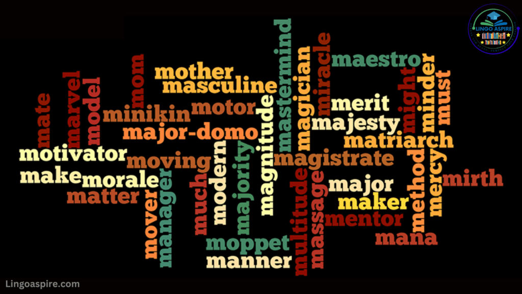 Neutral Adjectives Starting with M