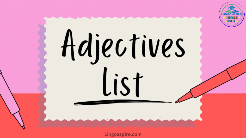 Full List of Adjectives That Start With K