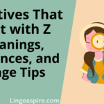 Adjectives That Start with Z